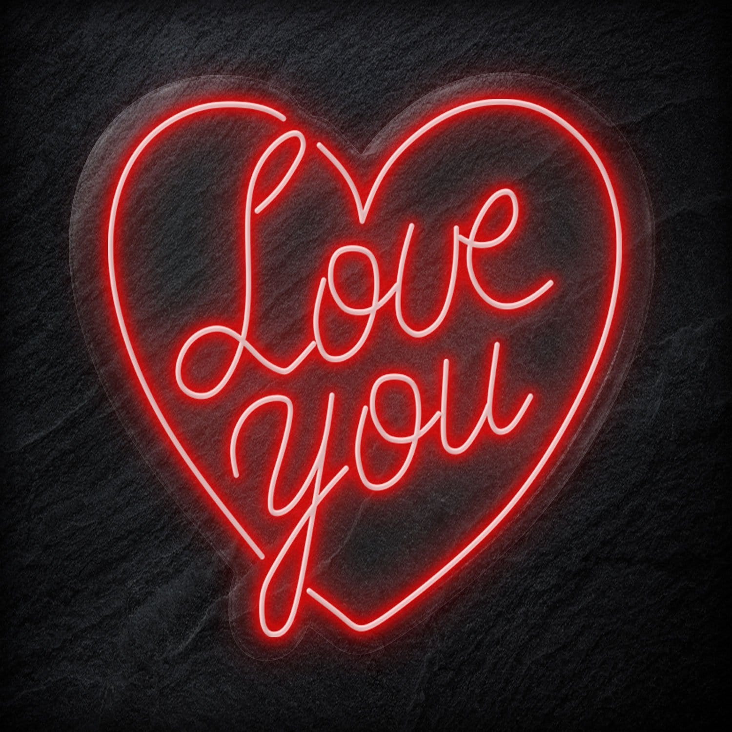 "Love You" LED Neonschild - NEONEVERGLOW