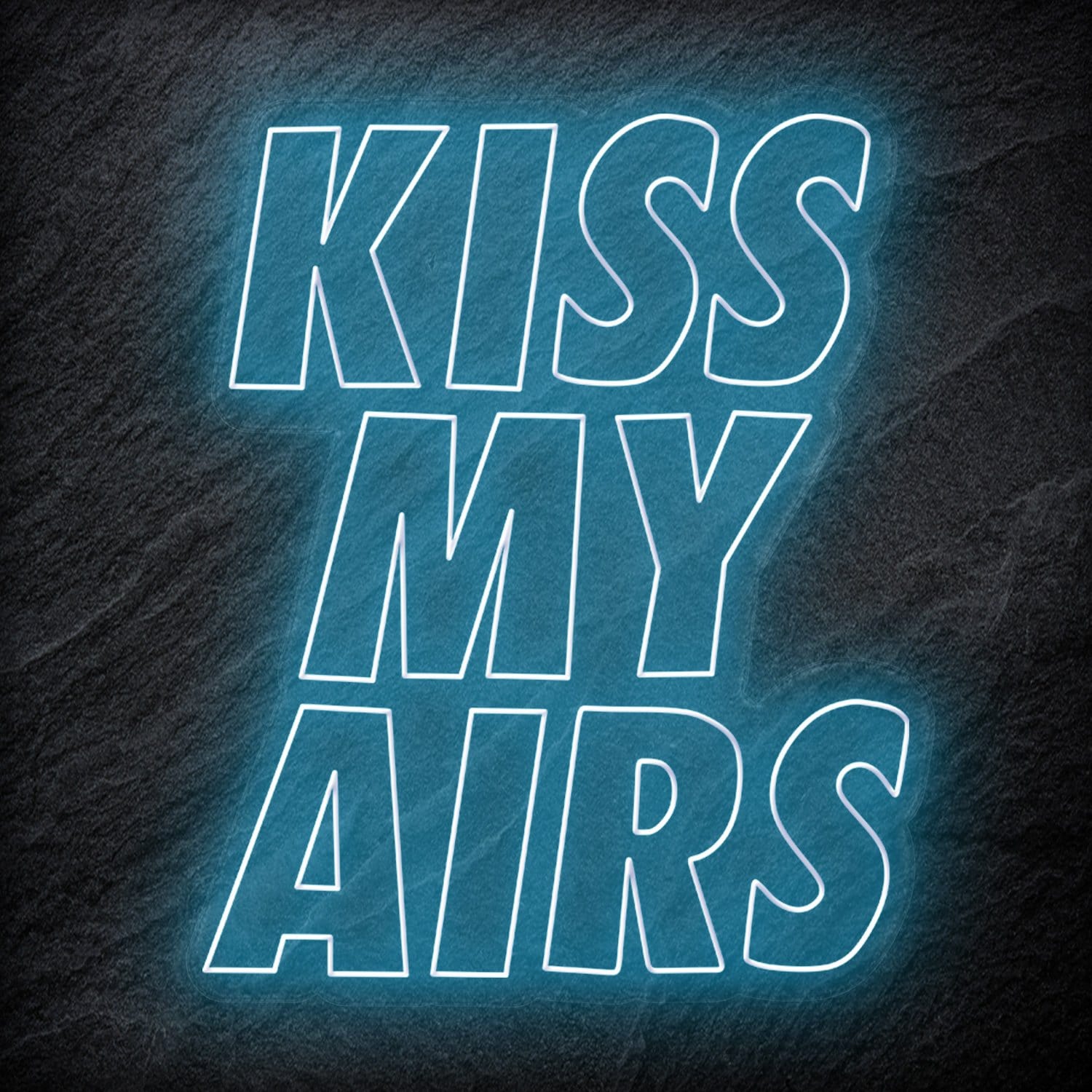 "Kiss My Air" LED Neon Schriftzug Sign - NEONEVERGLOW