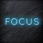 " Focus " LED Neon Sign Schriftzug - NEONEVERGLOW