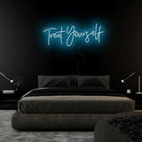 "Treat Yourself" LED Neon Sign Schriftzug - NEONEVERGLOW