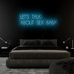 "Let´s Talk" LED Neon Sign Schriftzug - NEONEVERGLOW