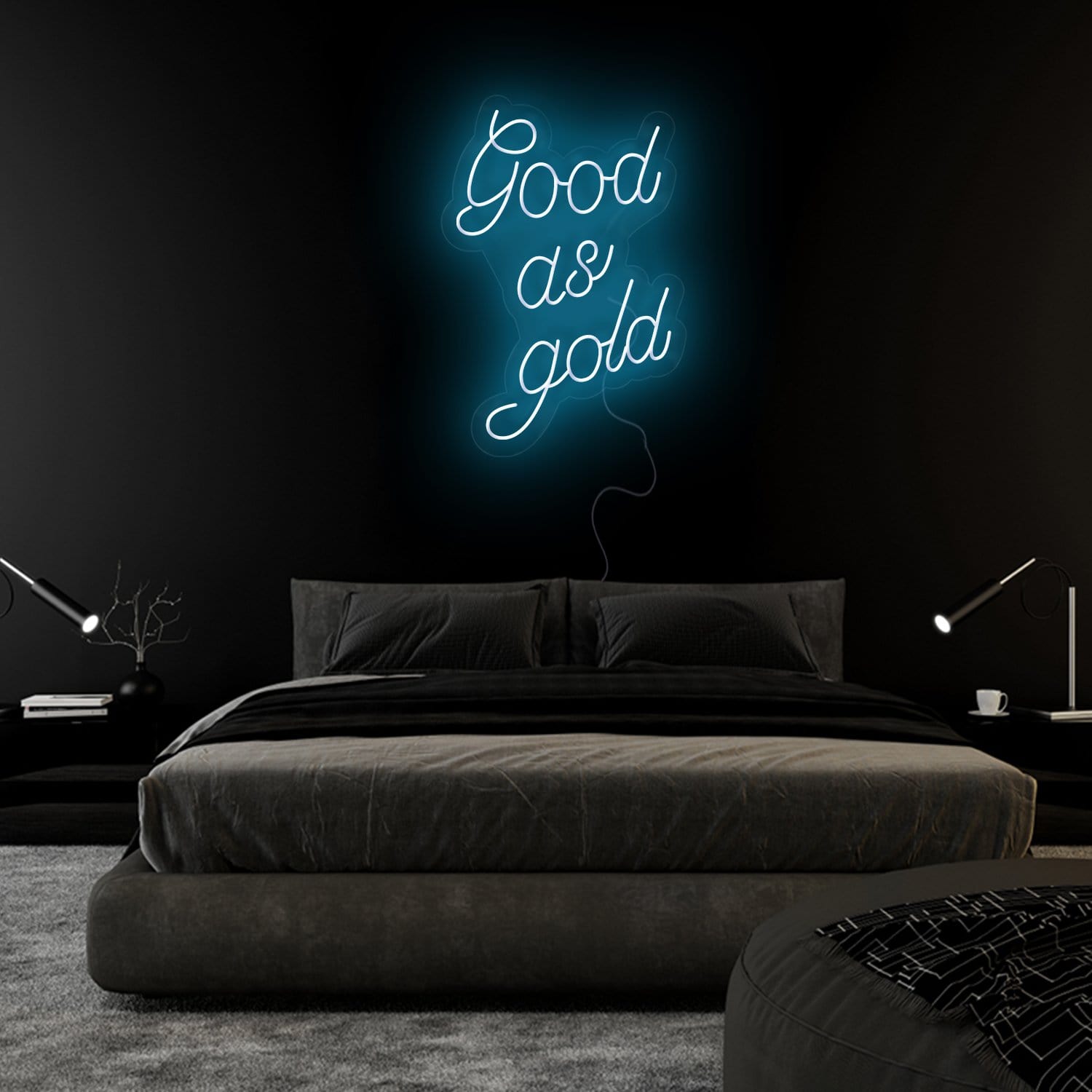 "Good as Gold" LED Neon Sign Schriftzug - NEONEVERGLOW