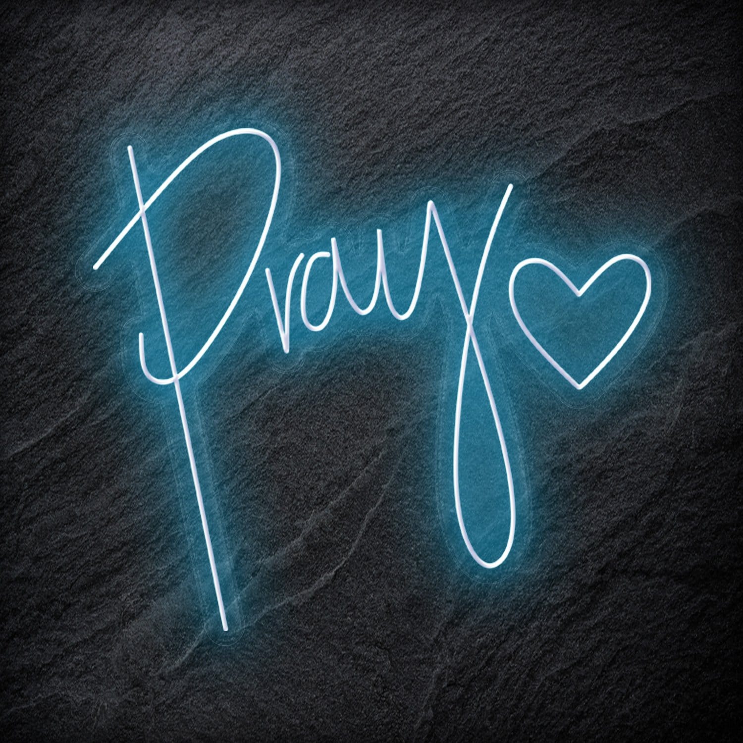 "Pray" LED Neonschild - NEONEVERGLOW