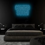 "Coming Soon" LED Neon Sign Schriftzug - NEONEVERGLOW