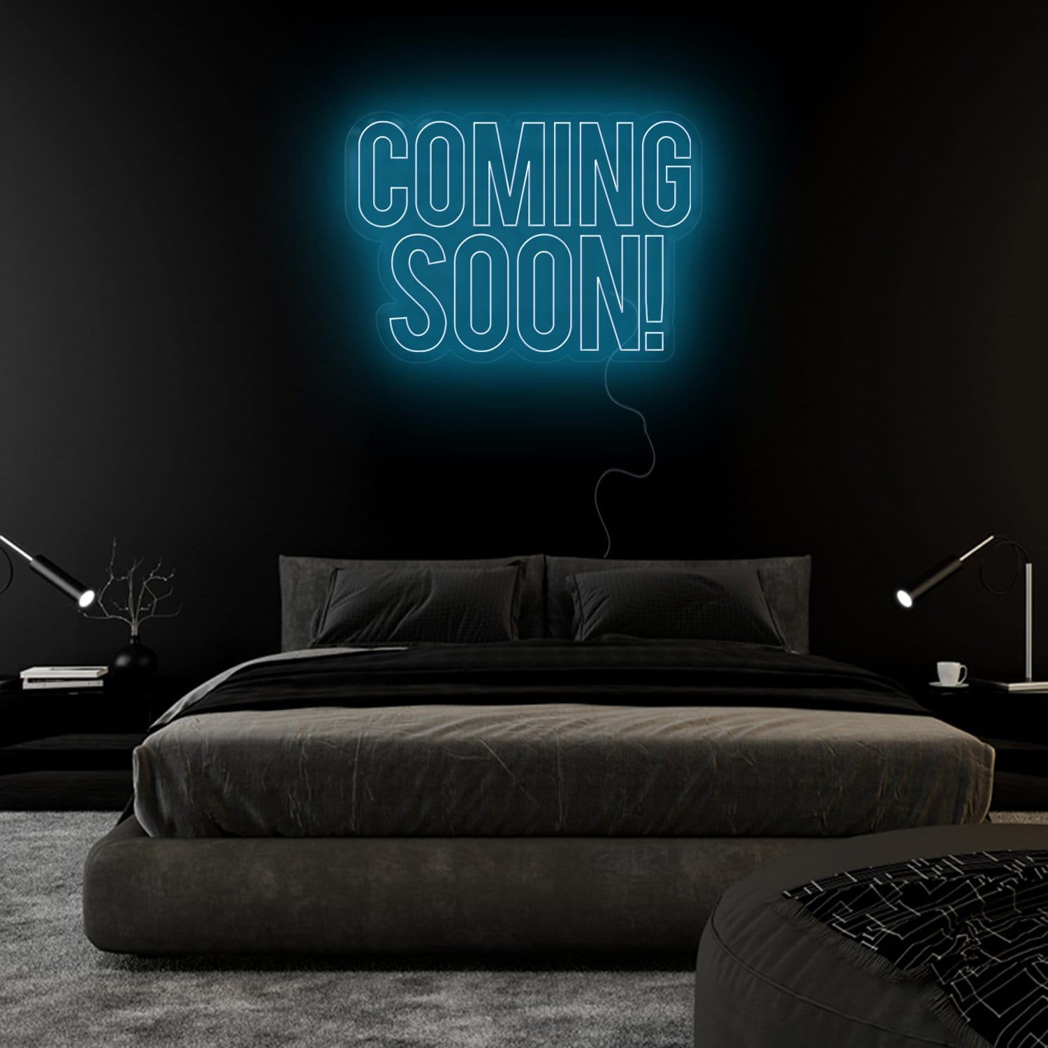 "Coming Soon" LED Neon Sign Schriftzug - NEONEVERGLOW