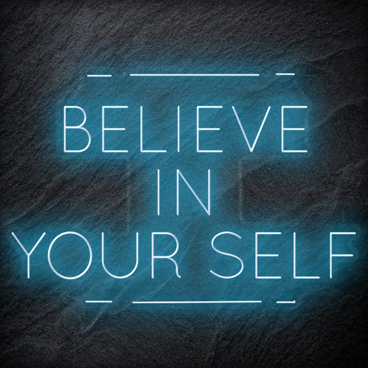 "Believe in Yourself" LED Neonschild Sign - NEONEVERGLOW