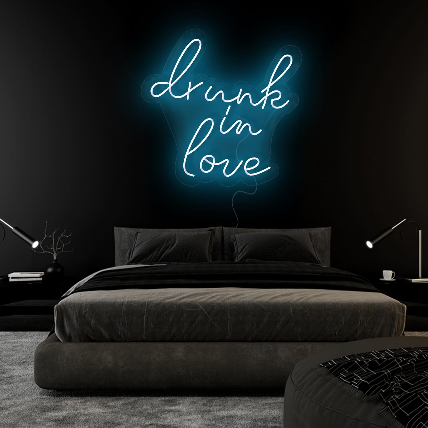 "Drunk in Love " LED Neon Sign Schriftzug - NEONEVERGLOW