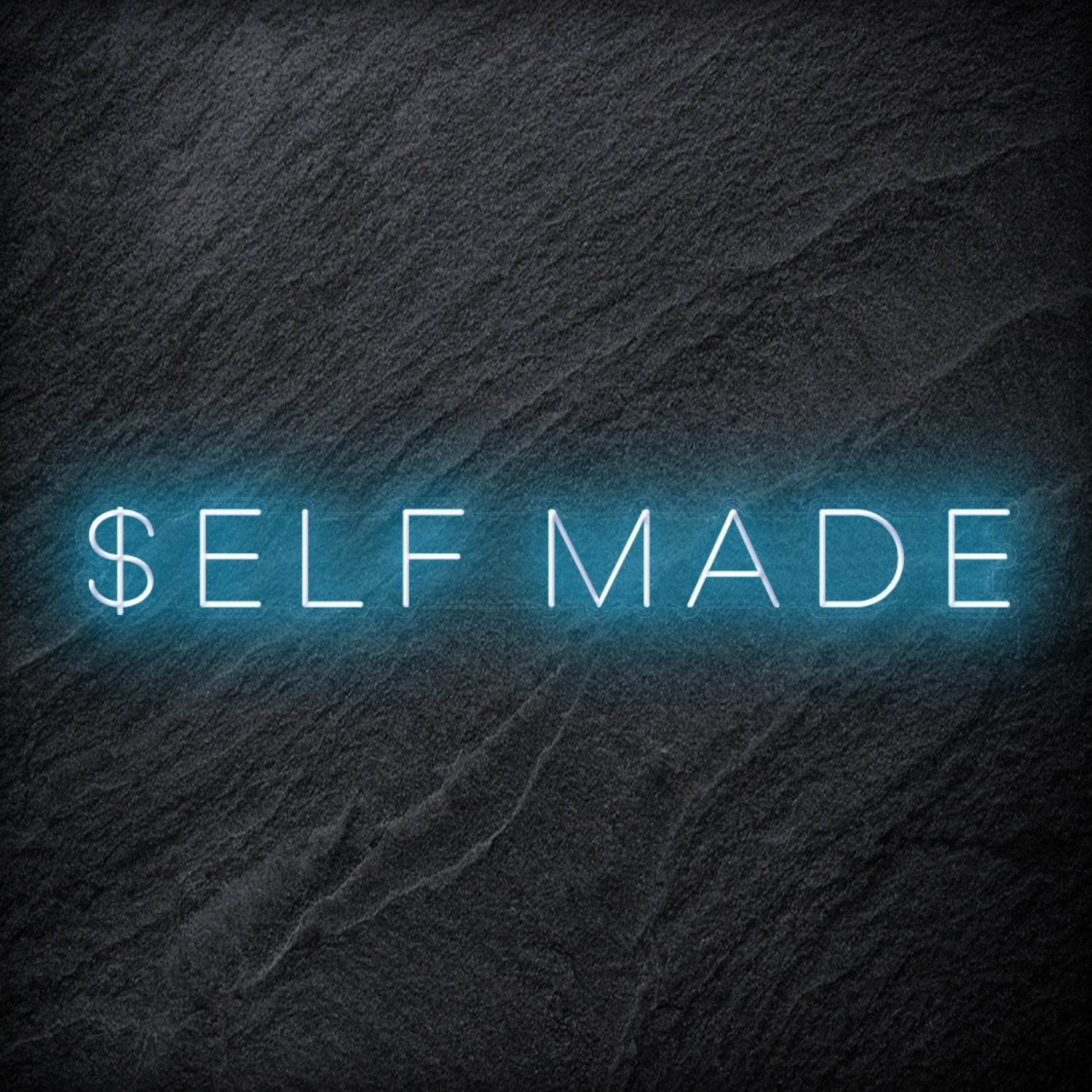"Self Made" LED Neon Schriftzug Sign - NEONEVERGLOW