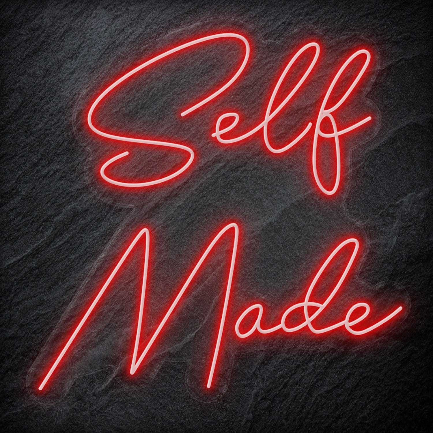 "Selfmade" LED  Neon Schriftzug Sign - NEONEVERGLOW