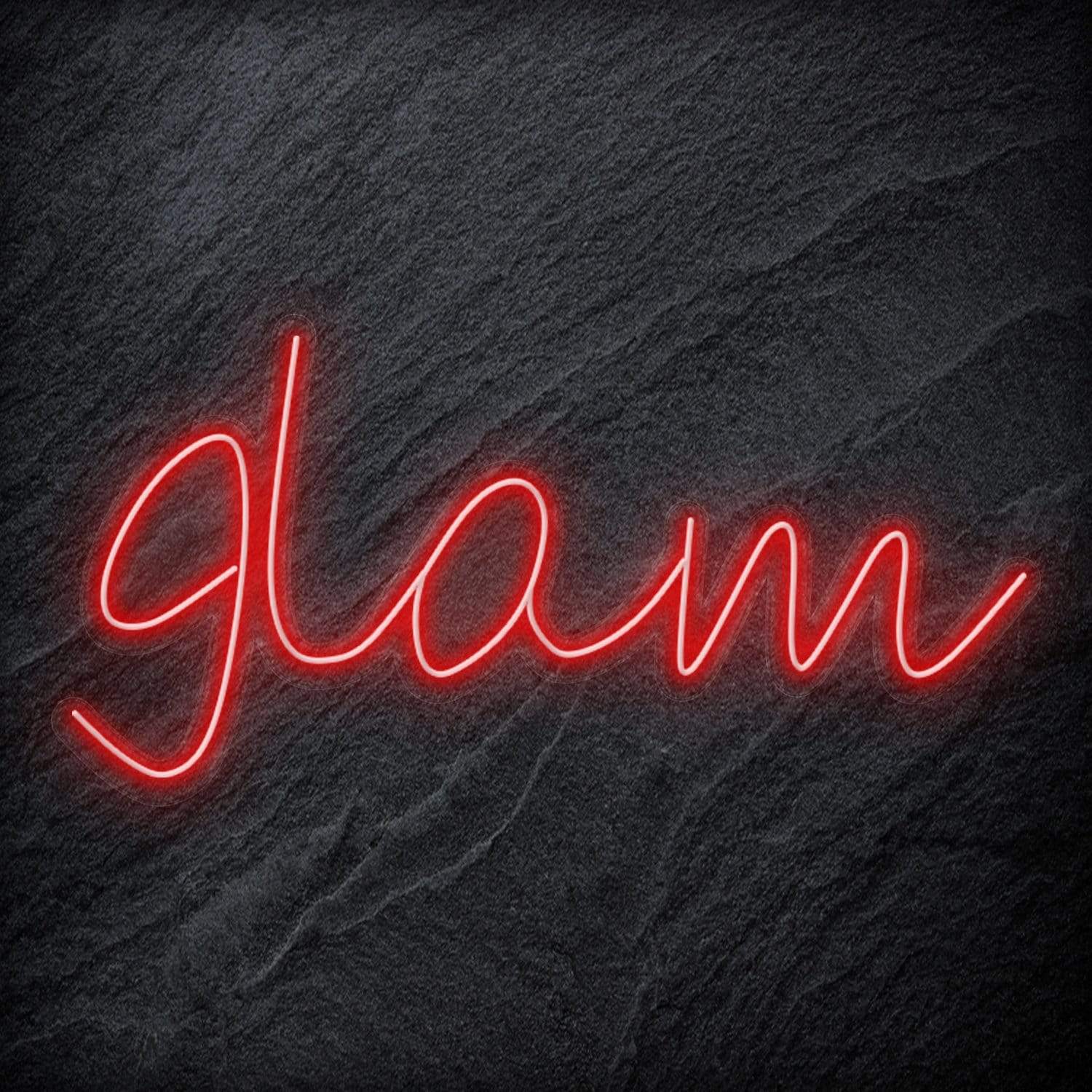 "Glam" LED Neon Schriftzug Sign - NEONEVERGLOW