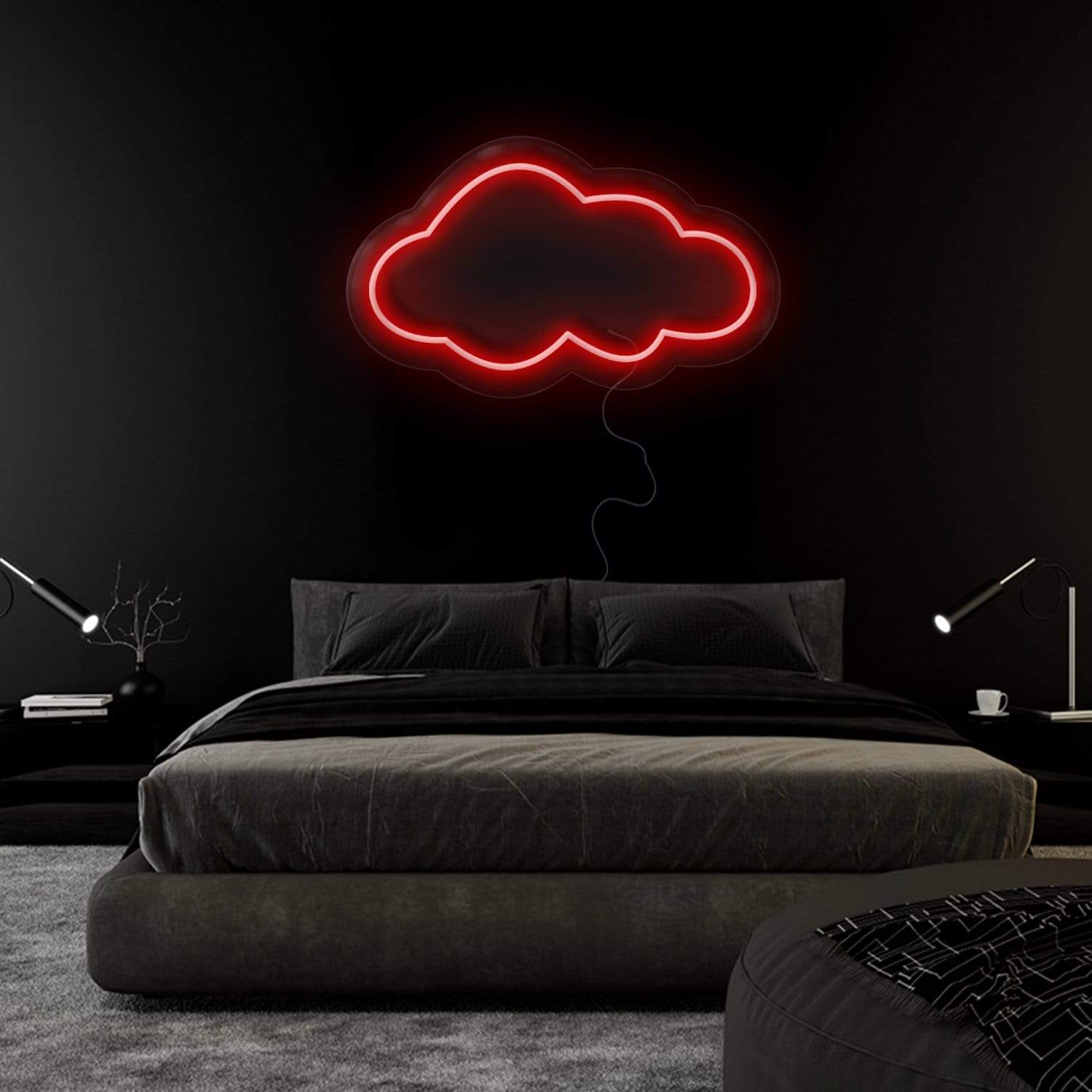 "Wolke" LED Neonschild Sign - NEONEVERGLOW