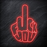 " F " LED Neonschild Schriftzug Sign - NEONEVERGLOW