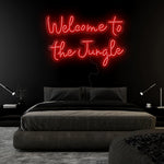 "Welcome To The Jungle" LED Neonschild Sign Schriftzug - NEONEVERGLOW