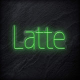 "Latte Coffee" LED  Neon Schriftzug - NEONEVERGLOW