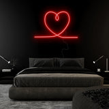 "Herz Heart" LED Neonschild Sign Schriftzug - NEONEVERGLOW