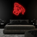 "Bulldogge" LED Neonschild Sign - NEONEVERGLOW
