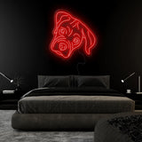 "Bulldogge" LED Neonschild Sign - NEONEVERGLOW