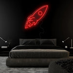"Rakete" LED Neonschild Sign - NEONEVERGLOW