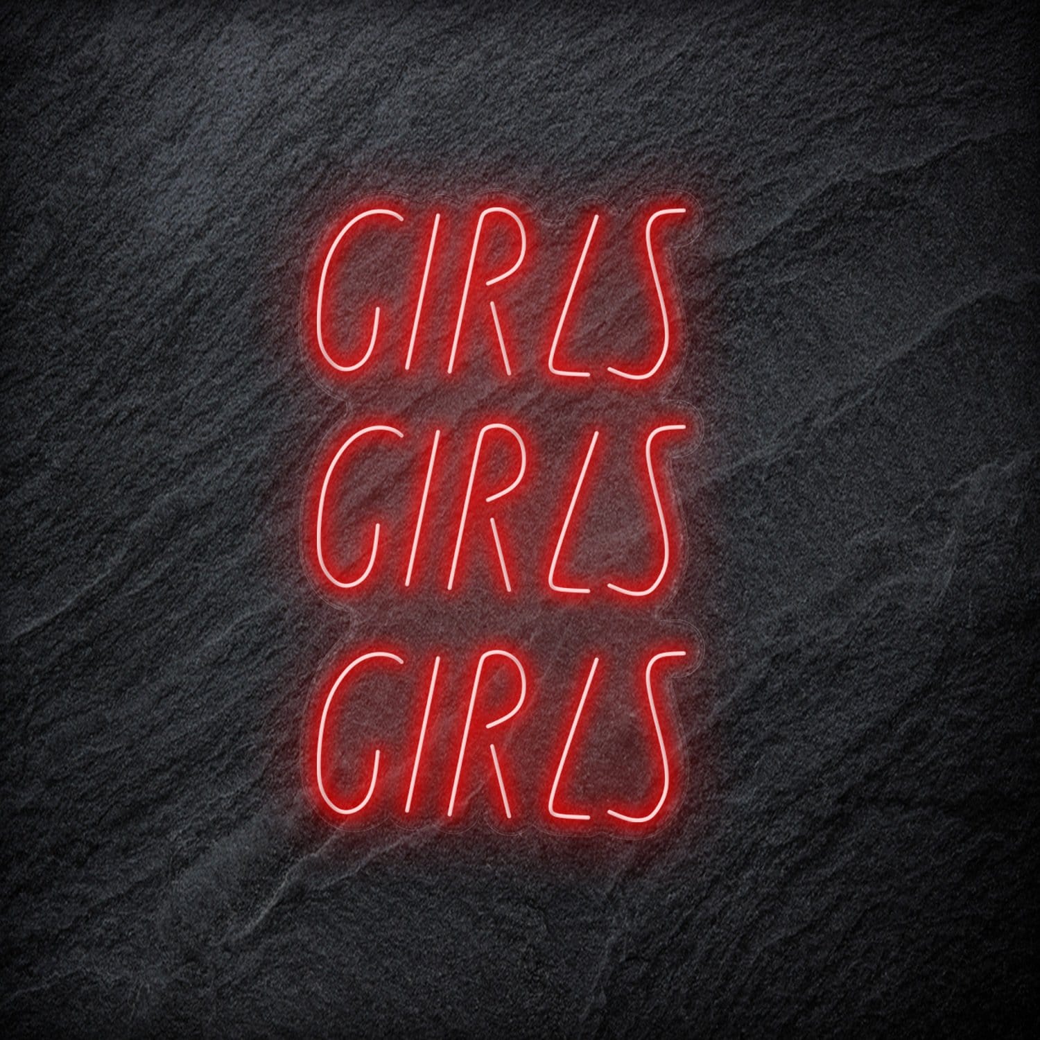 "GirlsGirlsGirls" LED Neonschild - NEONEVERGLOW