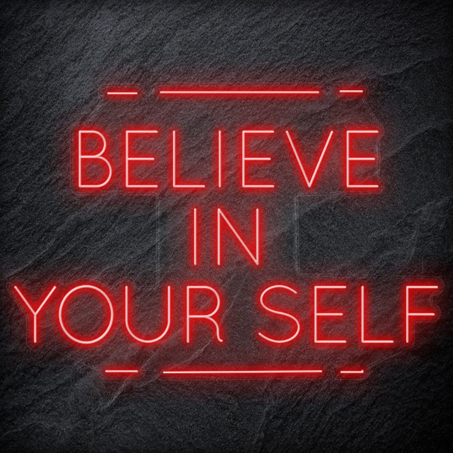 "Believe in Yourself" LED Neonschild Sign - NEONEVERGLOW