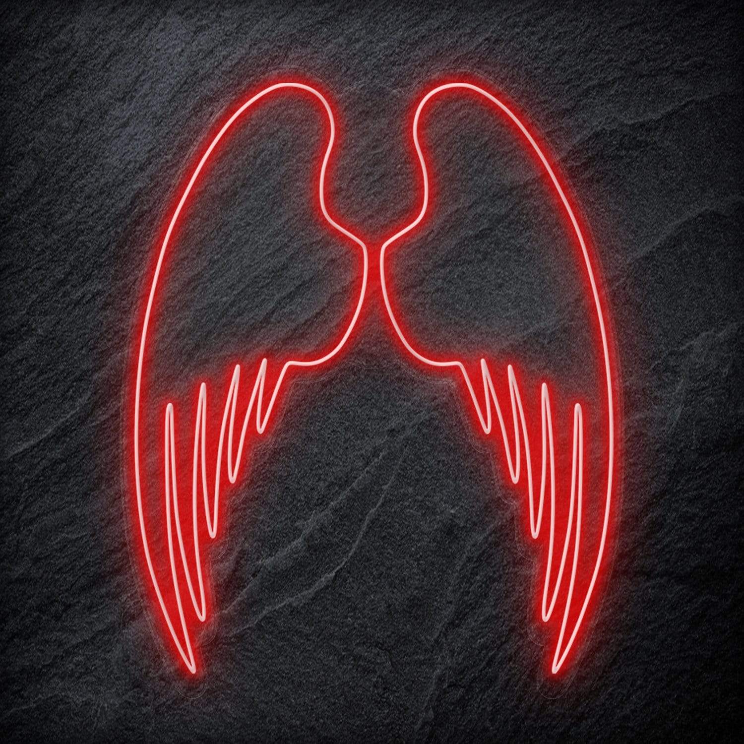 "Flügel" LED Neonschild Sign Schriftzug - NEONEVERGLOW