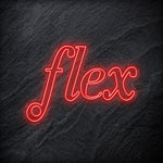 "Flex" LED Neonschild - NEONEVERGLOW