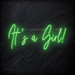 "Its a Girl" LED Neon Sign Schriftzug - NEONEVERGLOW