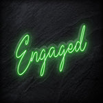 "Engaged" LED Neon Sign Schriftzug - NEONEVERGLOW