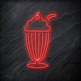 "Milchshake" LED Neonschild - NEONEVERGLOW