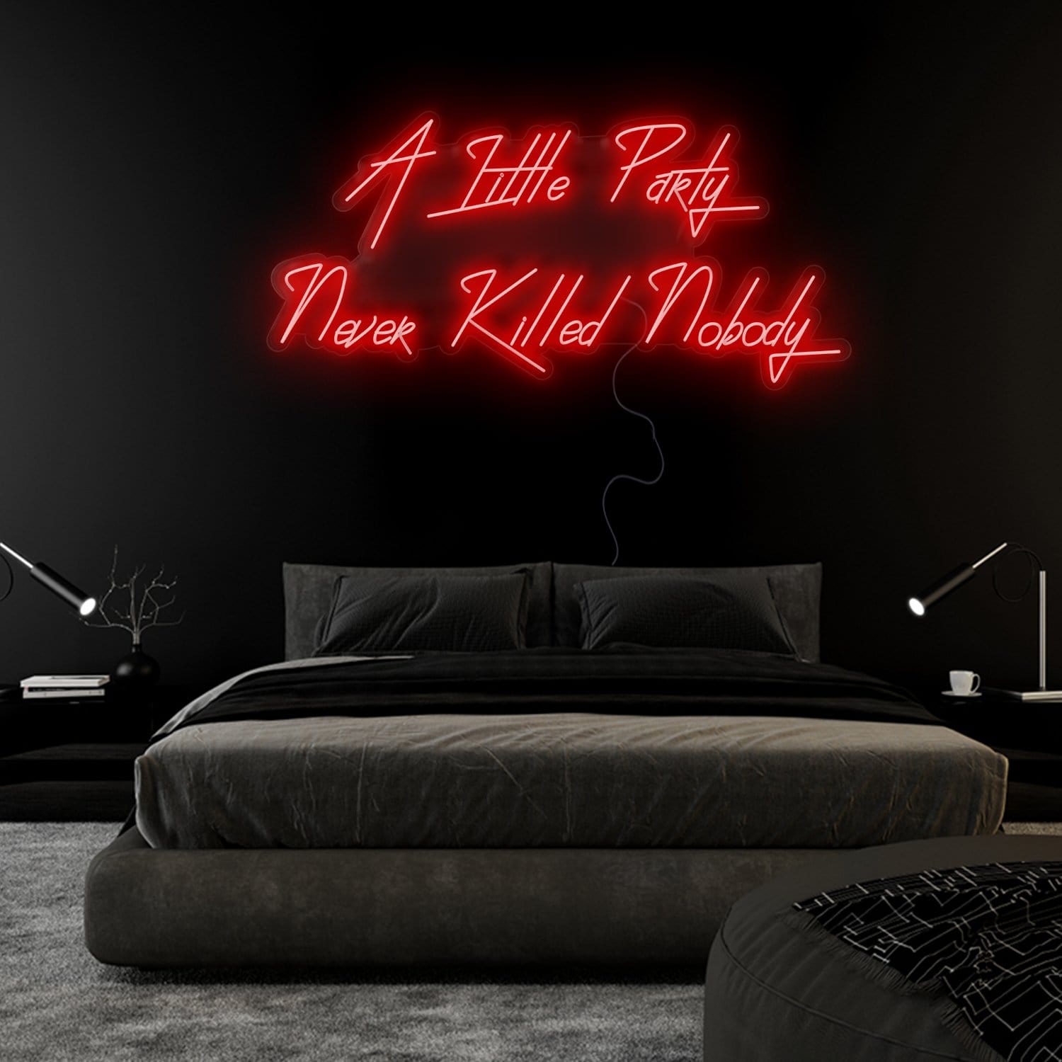 "A Little Party" LED Neon Sign Schriftzug - NEONEVERGLOW