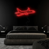 "Flugzeug" LED Neonschild Sign - NEONEVERGLOW