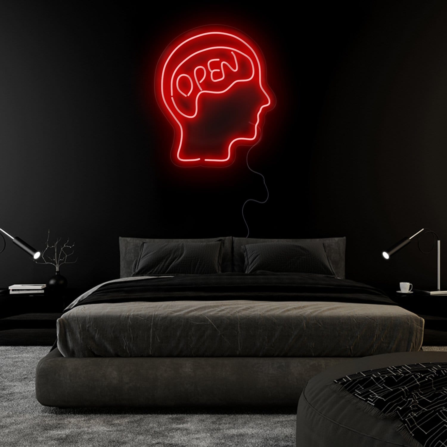 "Open" LED Neonschild Sign Schriftzug - NEONEVERGLOW