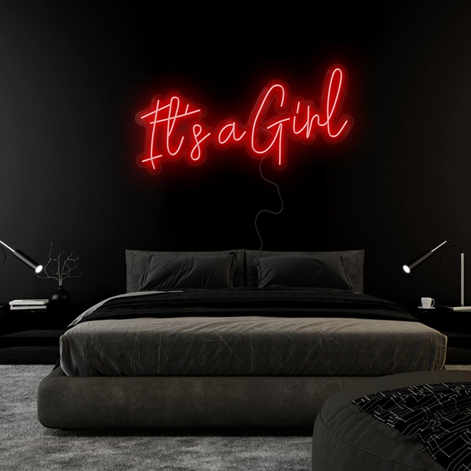 It´s a Girl LED Neonschild Sign Schriftzug - NEONEVERGLOW