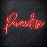 "Paradise"  LED Neon Schriftzug Sign - NEONEVERGLOW
