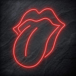 "Lips" LED Neonschild Schriftzug Sign - NEONEVERGLOW