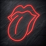 "Lips" LED Neonschild Schriftzug Sign - NEONEVERGLOW