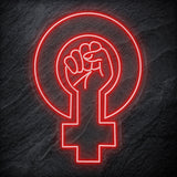 " Hoffnung Glaube" LED Neonschild - NEONEVERGLOW