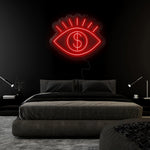 "Augen" LED Neonschild Sign - NEONEVERGLOW