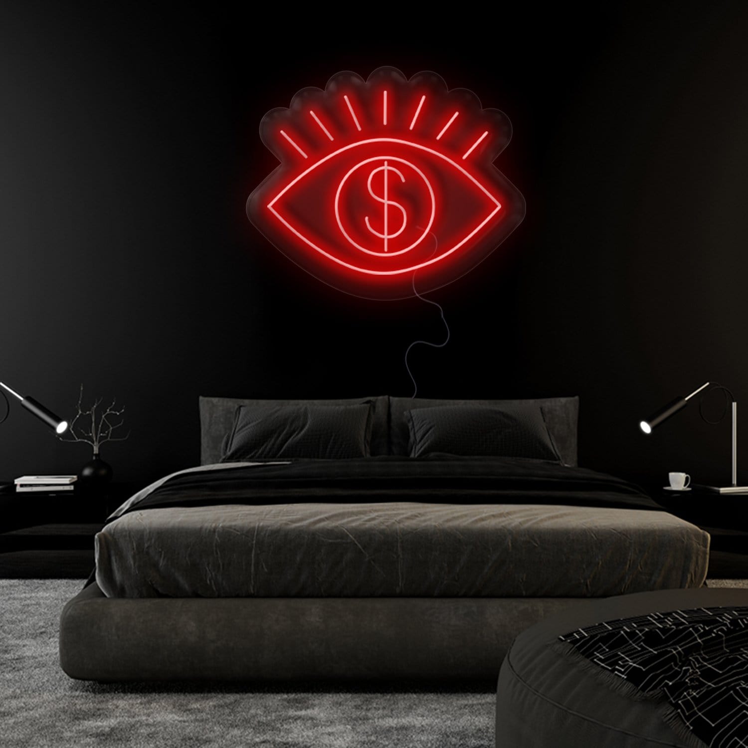 "Augen" LED Neonschild Sign - NEONEVERGLOW