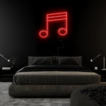 "Music Musik " LED Neonschild Sign Schriftzug - NEONEVERGLOW