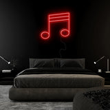 "Music Musik " LED Neonschild Sign Schriftzug - NEONEVERGLOW