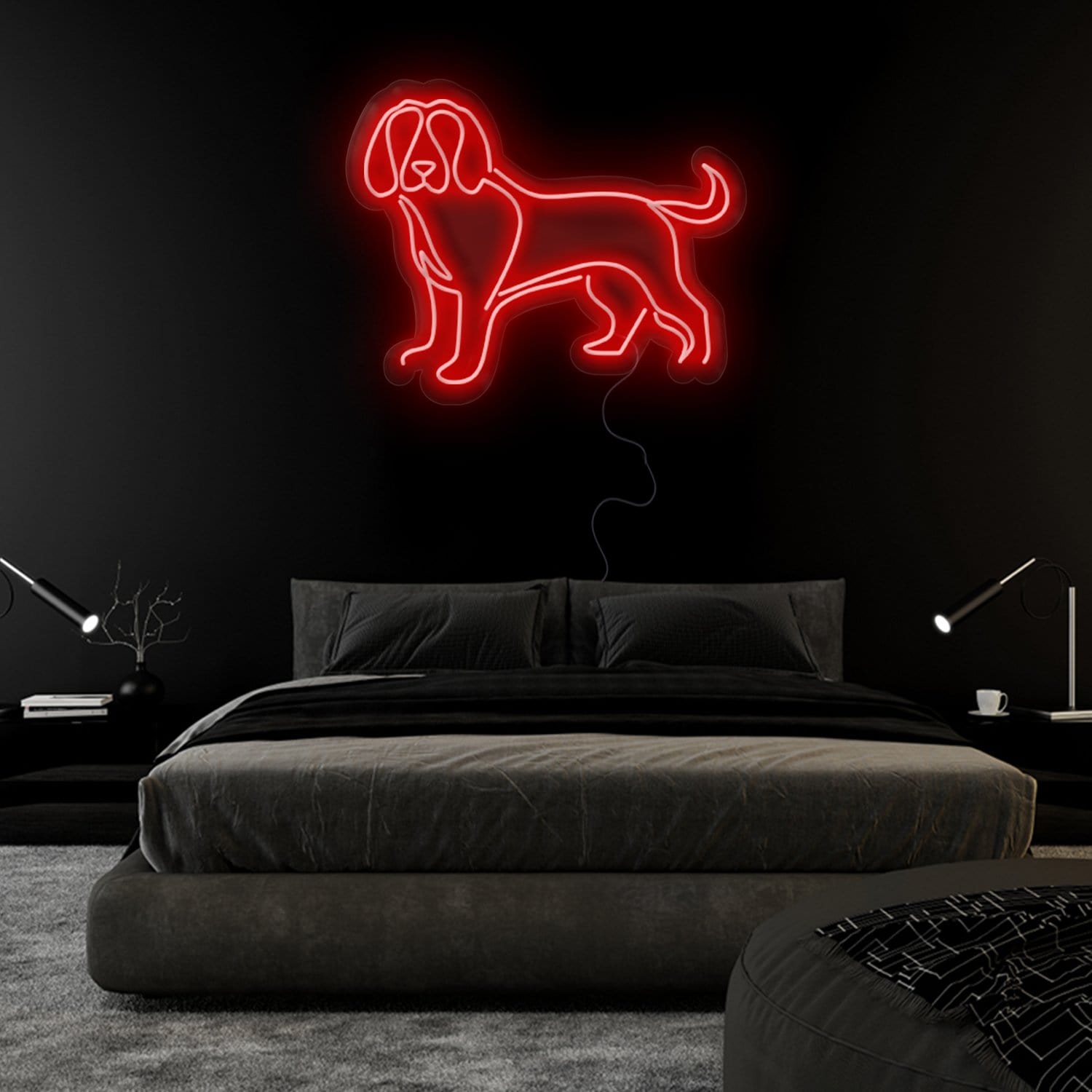 "Hund" LED Neonschild Sign - NEONEVERGLOW