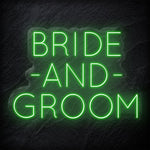 "Bride and Groom" LED Neon Schriftzug - NEONEVERGLOW