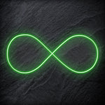 "Unendlich" LED Neonschild Schriftzug Sign - NEONEVERGLOW