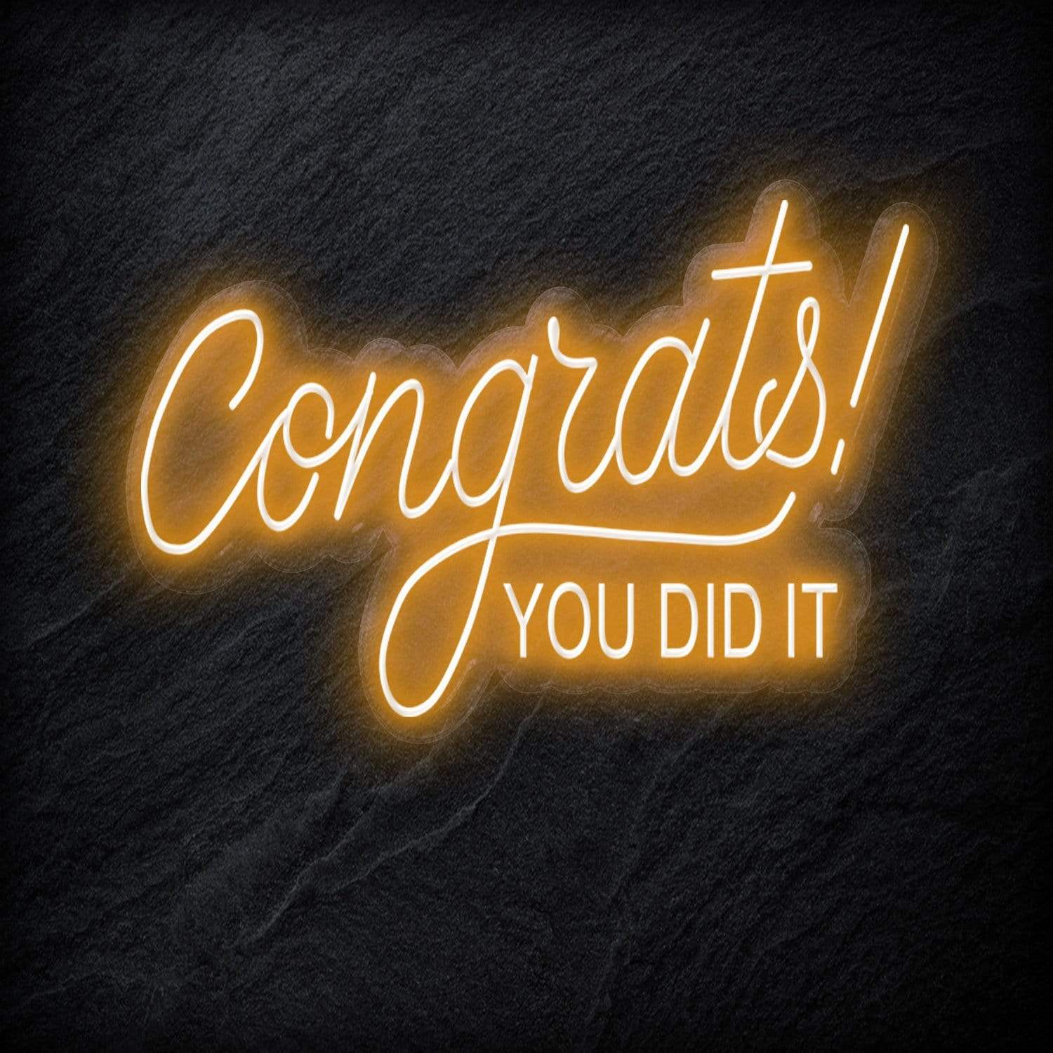 "Congrats" LED Neon Schriftzug - NEONEVERGLOW