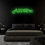 "ASS-Thetic" LED Neonschild Sign - NEONEVERGLOW