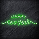 "Happy New Year" LED Neonschild - NEONEVERGLOW