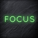 " Focus " LED Neon Sign Schriftzug - NEONEVERGLOW