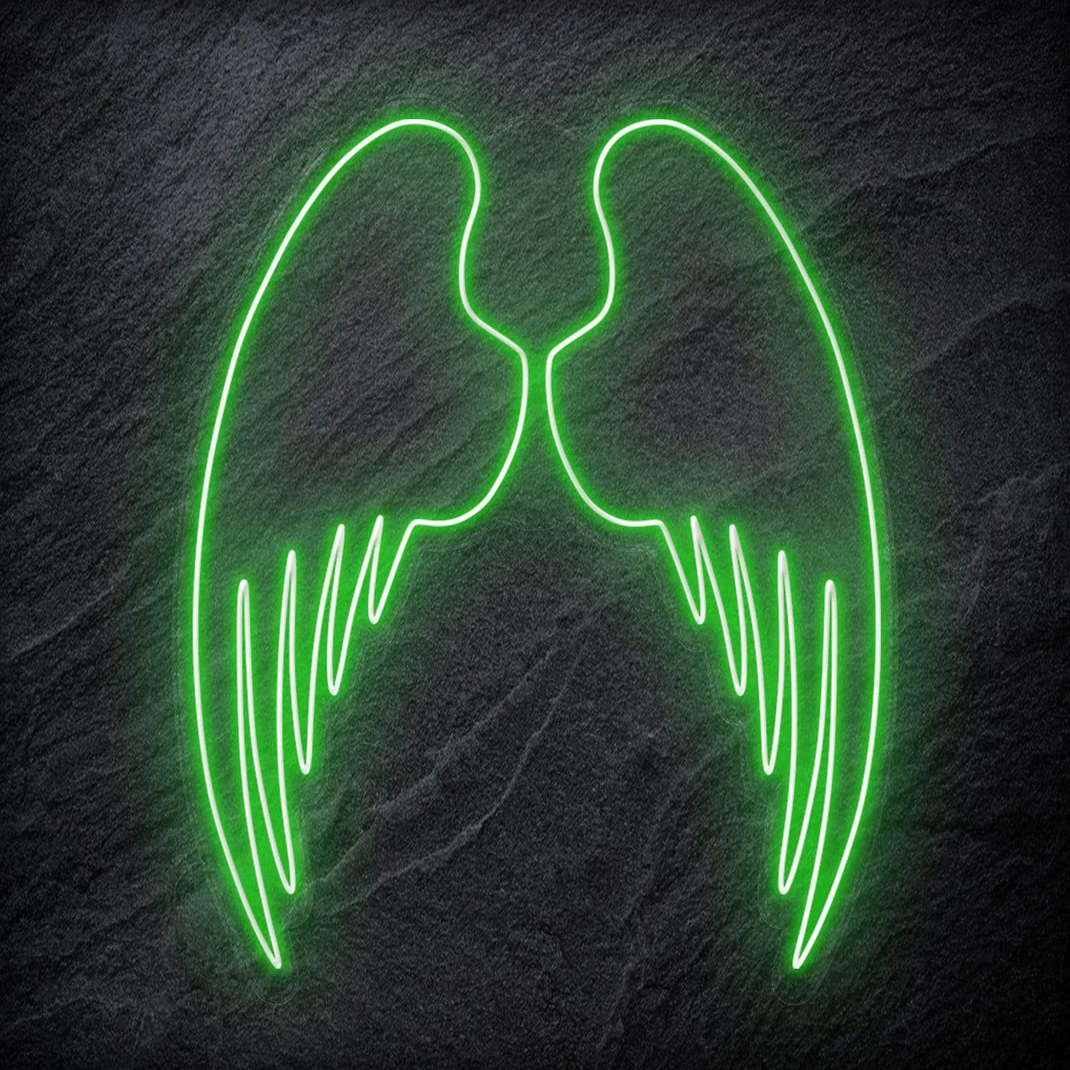 "Flügel" LED Neonschild Sign Schriftzug - NEONEVERGLOW