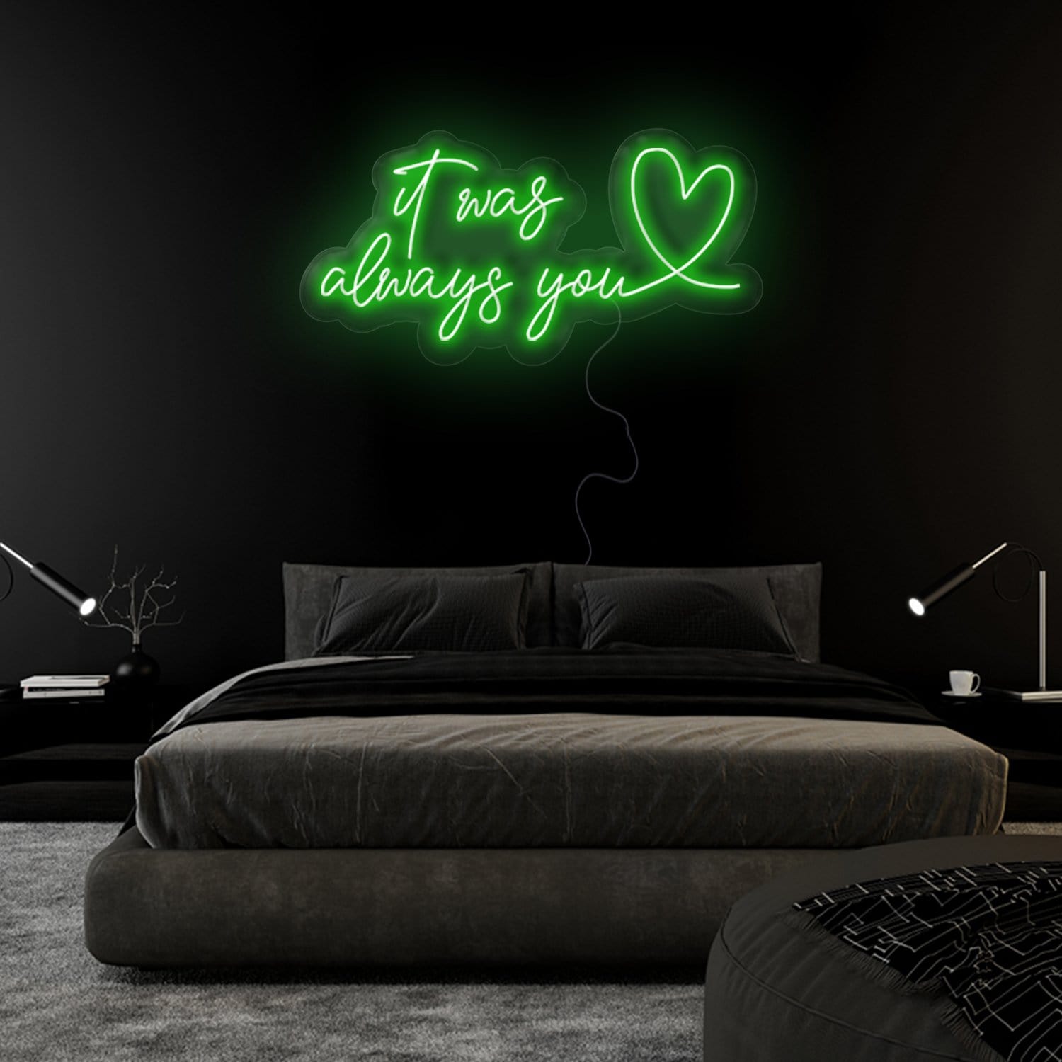 "It Was Always You" LED Neonschild Sign Schriftzug - NEONEVERGLOW
